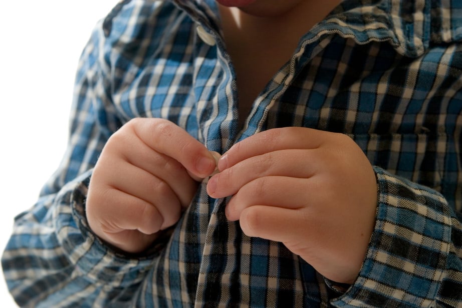 Child Getting Dressed (2)